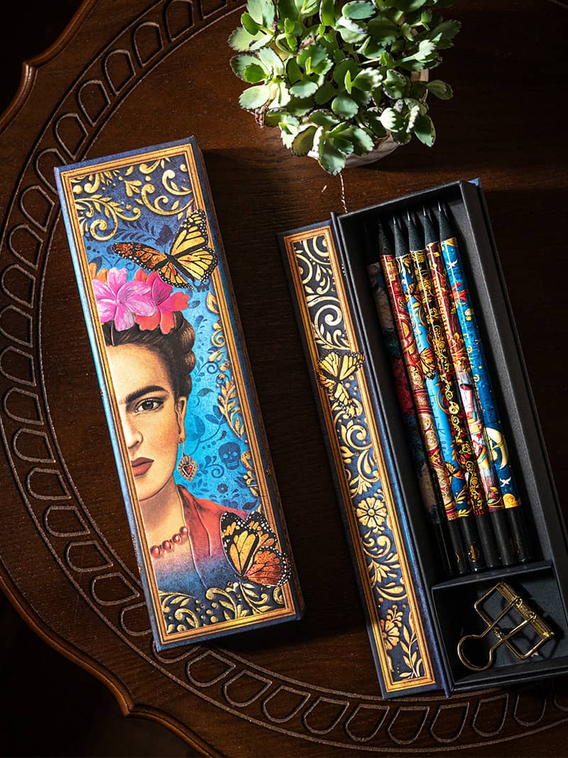 カラフルなポートレート - フリーダ万歳 | Paperblanks